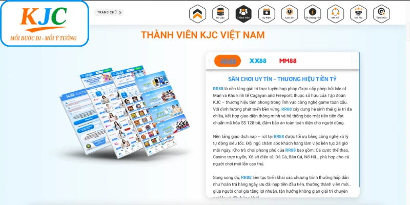 XX88 và MM88 chính thức gia nhập liên minh KJC